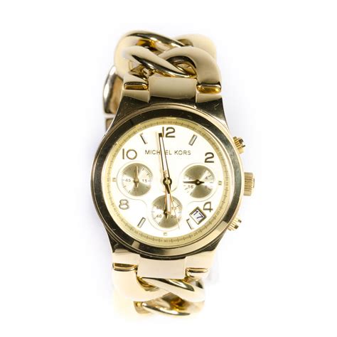 michael kors runway twist gold watch|Michael Kors runway chronograph.